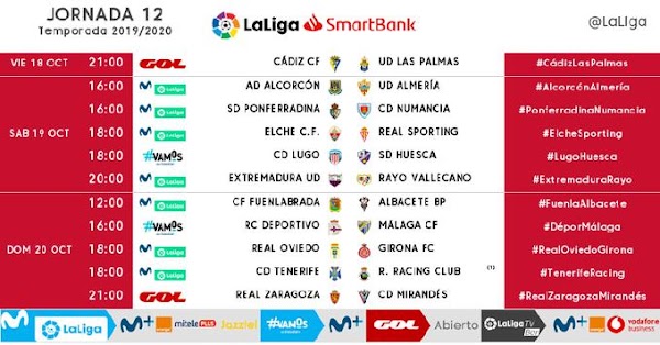 El Deportivo - Málaga, el domingo 20 de Octubre a las 16:00 horas