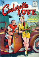 Cinderella Love v2 #29 st.john romance comic book cover art by Matt Baker