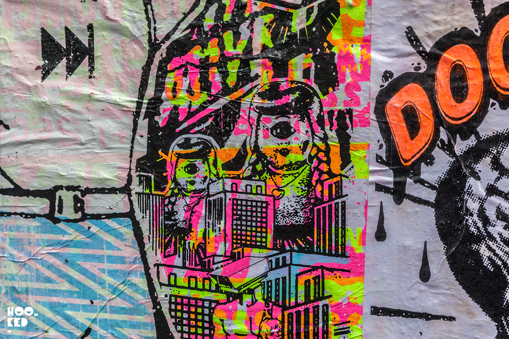 Street Artist Ben Rider takes his fluoro ink obsession to the streets