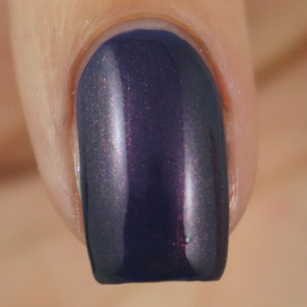 OPI Turn On The Northern Lights swatched by Olivia Jade Nails