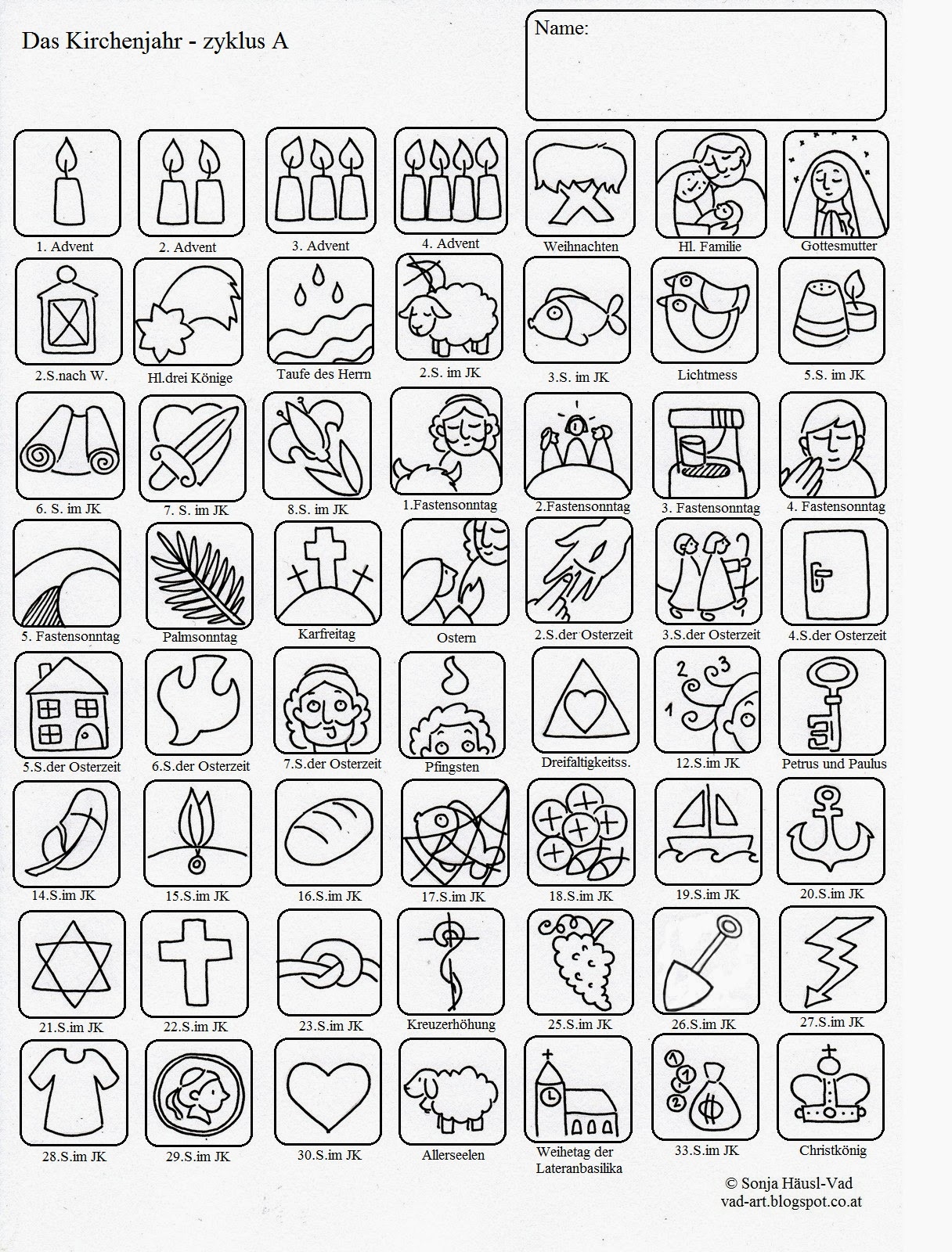 ausmalbilder für kalender