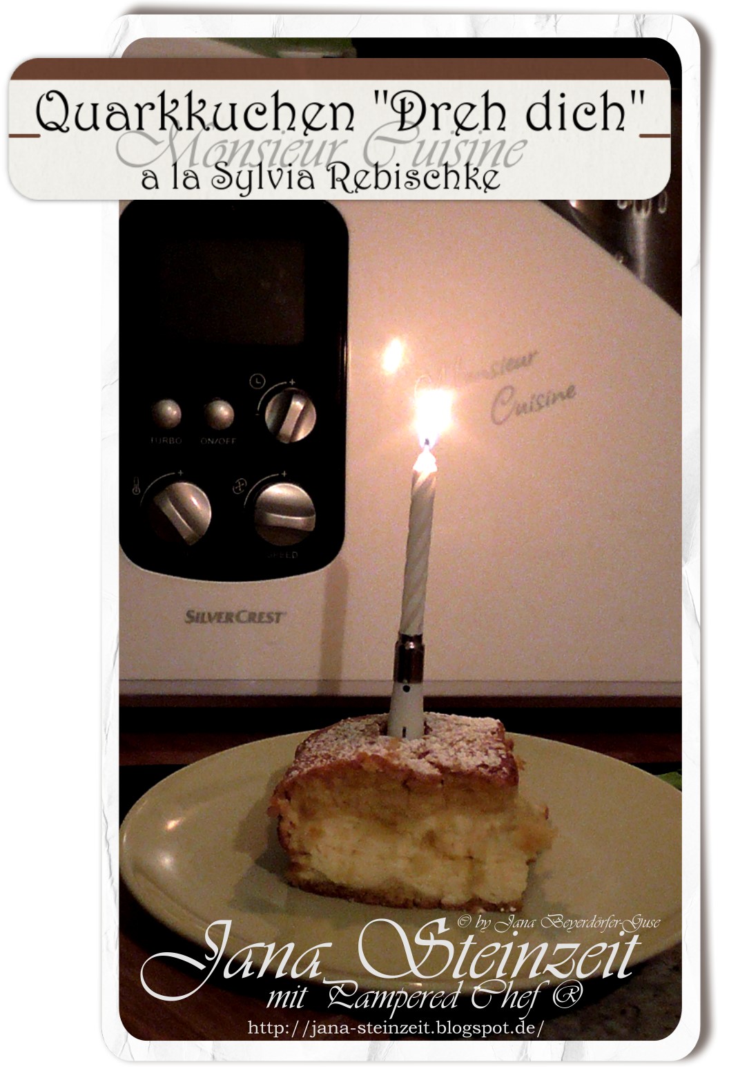 Janas Steinzeit: (Video) Dreh-dich-Quarkkuchen a la Sylvia Rebischke Janas Steinzeit: (Video) Dreh-dich-Quarkkuchen a la Sylvia Rebischke