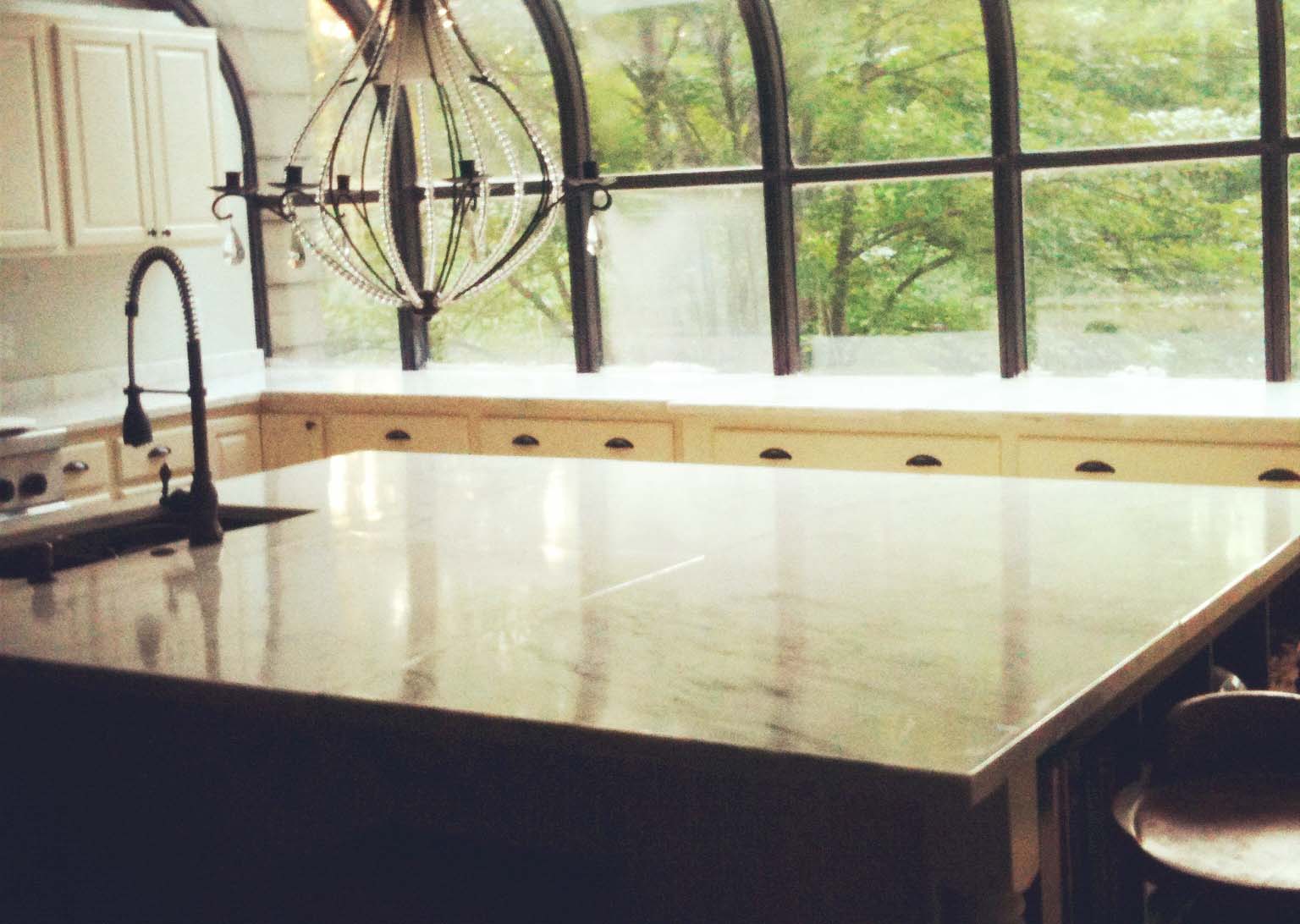 Northeast of Eden Reseal Marble countertops DIY