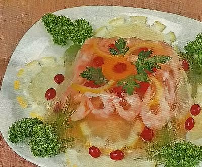 Креветки заливные Необходимые продукты для приготовления заливных креветок