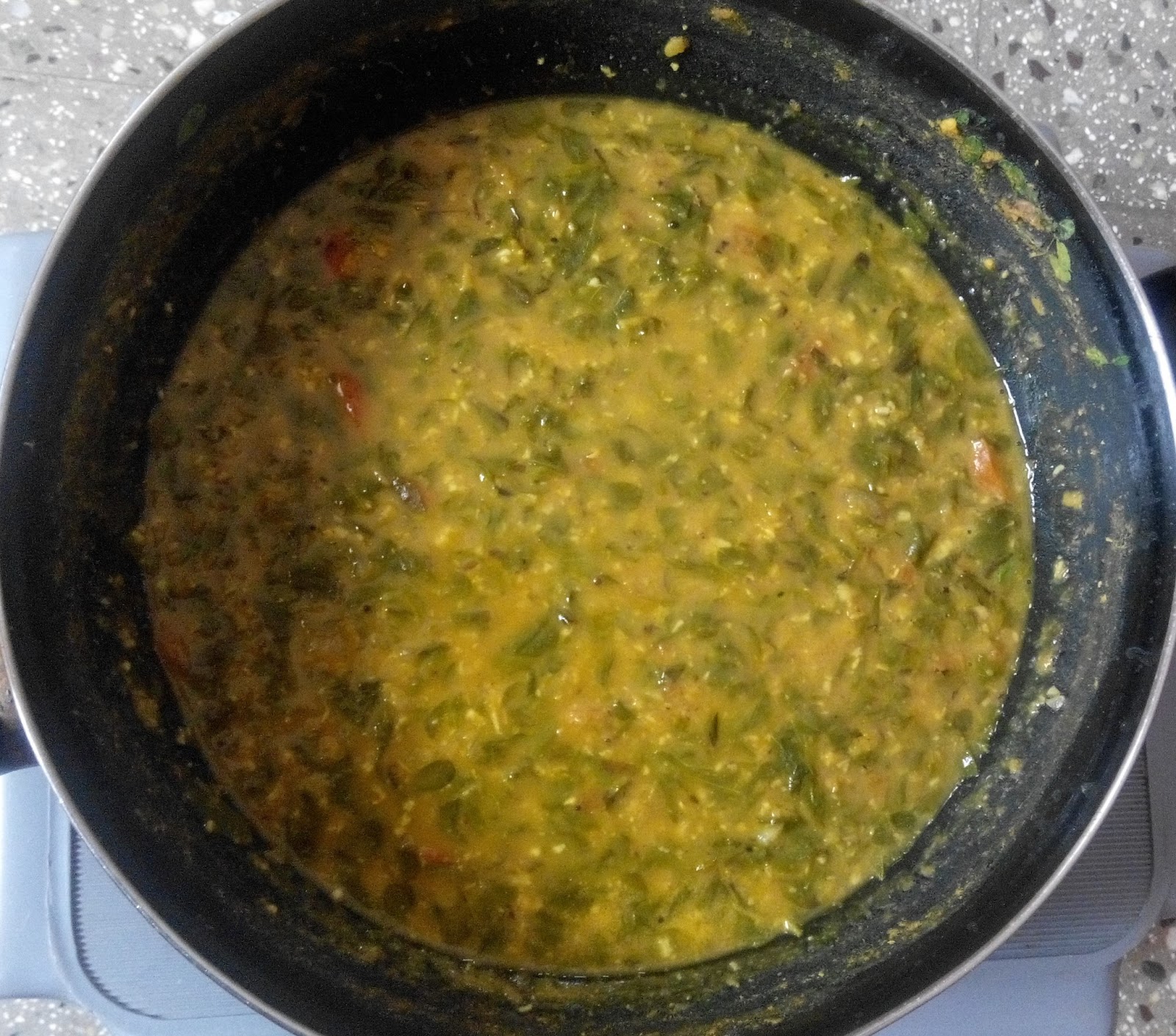 QUICK SAMBAR / DRUMSTICK LEAVES SAMBAR