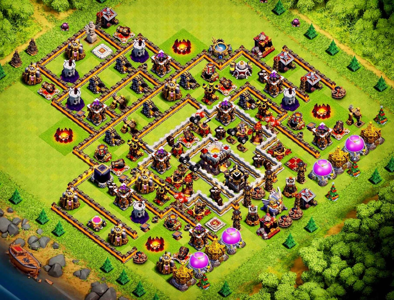 20 Base COC Th 11 Terkuat 2020 (War dan Farming) - Coc Versi Baru
