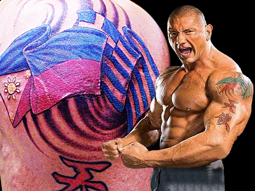 Image detail for Batista Tattoo Design 2012 BatistanewTattoo  Fashion 4  Star  Wrestling tattoos Arm tattoo Tattoos
