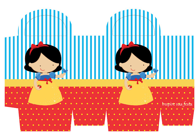 Blancanieves Nena: Cajas para Imprimir Gratis. Blancanieves Nena: Cajas para Imprimir Gratis.