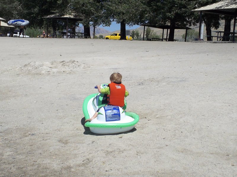 Two Camo Princesses and our Prince Charming Willard Bay Jet Skiing