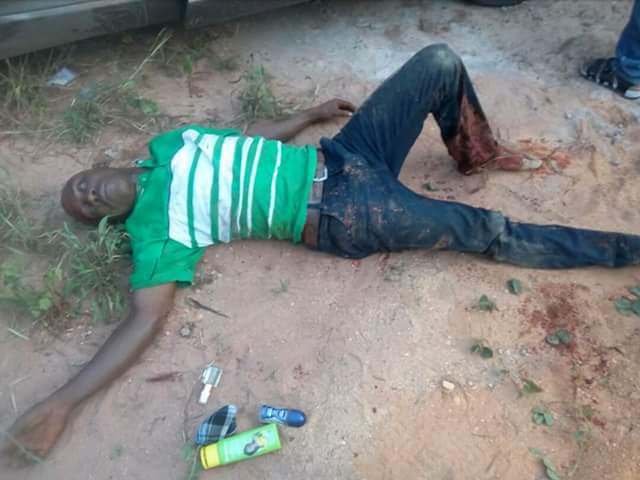 Photos: Suspected kidnappers shot dead in Imo State
