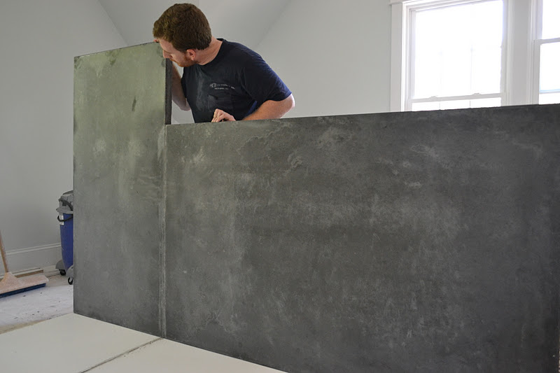 A Work In Progress Concrete Counters, Are Concrete Countertops Sanitary
