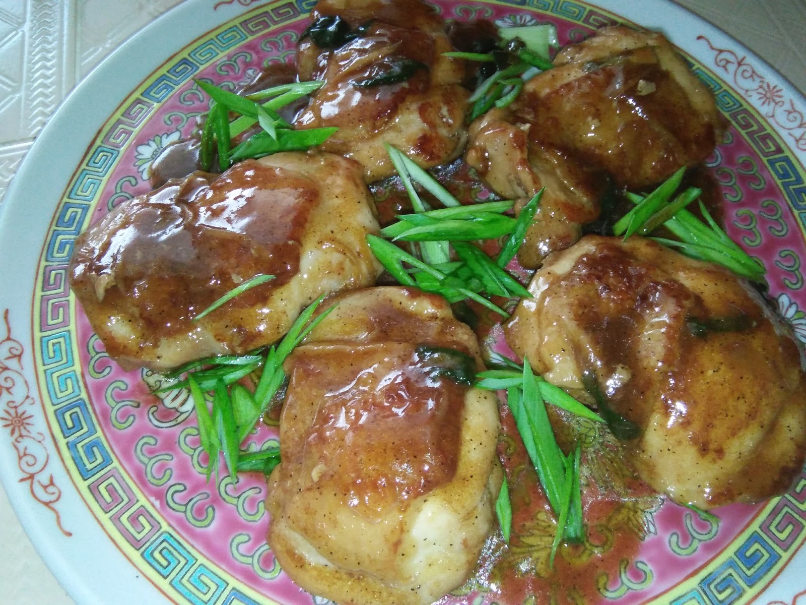 Cooking Pleasure CHICKEN WITH OYSTER SAUCE