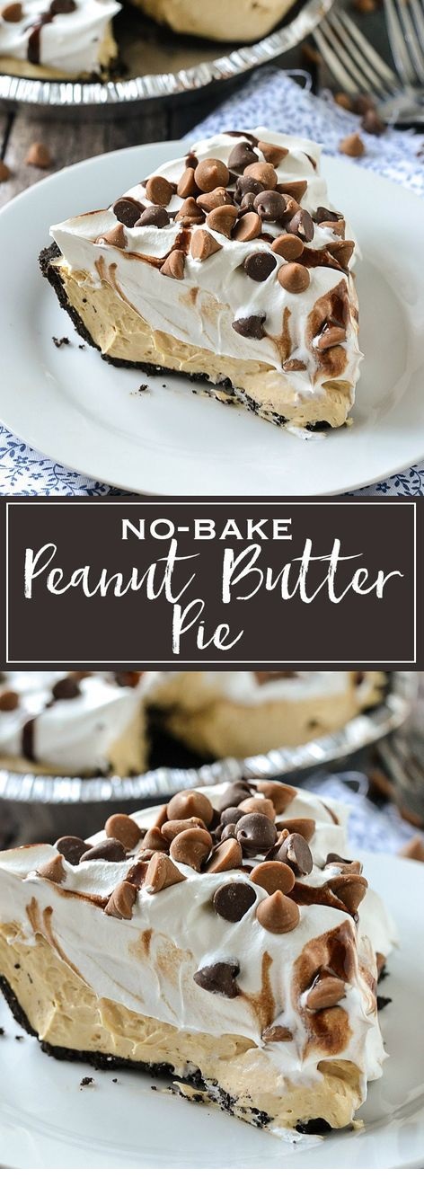 No-Bake Peanut Butter Pie