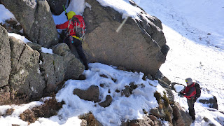 Lead Winter Climbing instruction in the Cairngorms