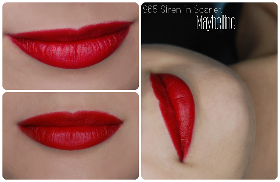 Maybelline Color Sensational the Creamy Mattes 965 Siren in Scarlet matte