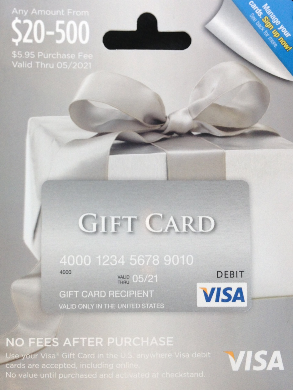 Relentless Financial Improvement: Visa and Mastercard gift cards now