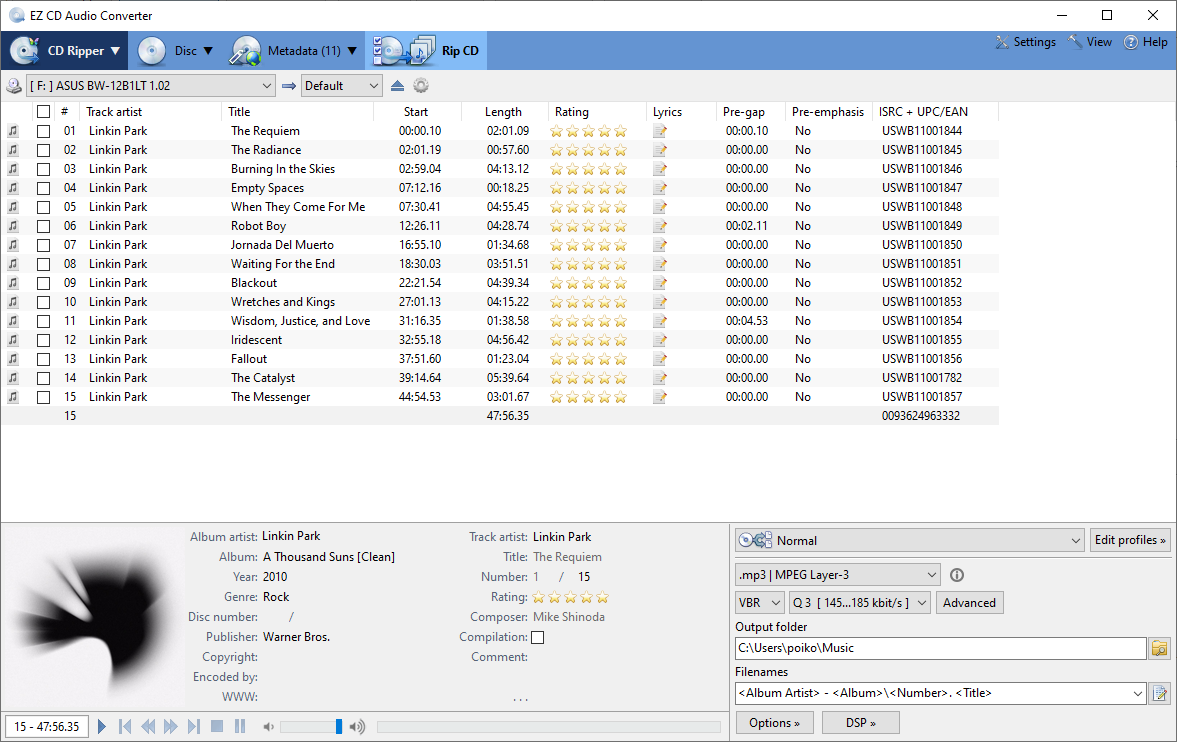 EZ CD Audio Converter 9.1.1 EZ CD Audio Converter 9.1.1