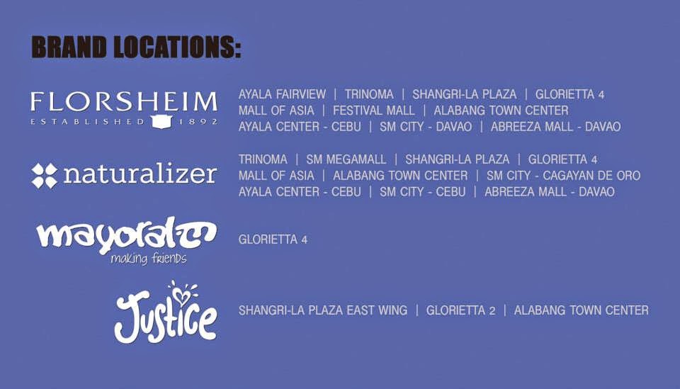 Florshiem, Naturalizer, Mayoral, Justice Store Locations