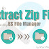 How to Extract Zip File using ES File Explorer | Extract Zip Files using Android Smartphone - MissionTechal