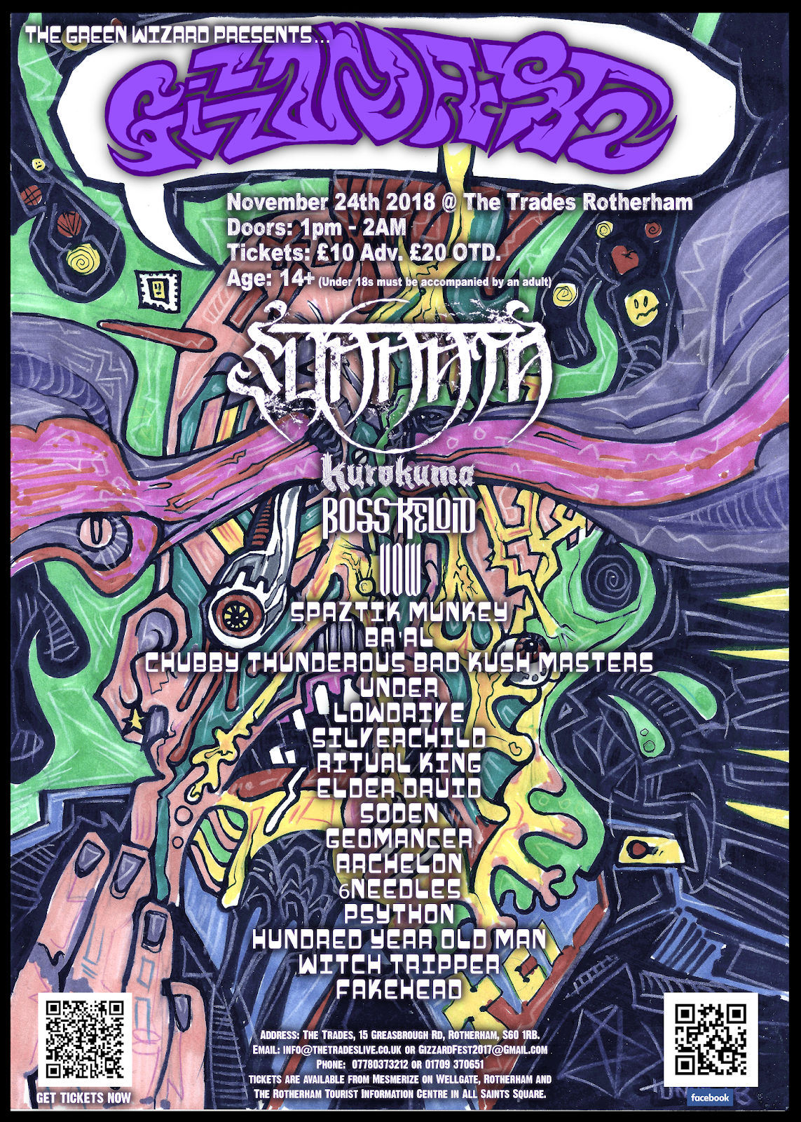 Outlaws Of The Sun Festival News GIZZARDFEST RETURNS AND FULL LINE