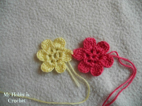 Flower Necklace Hawaiian Dream - Free pattern with tutorial