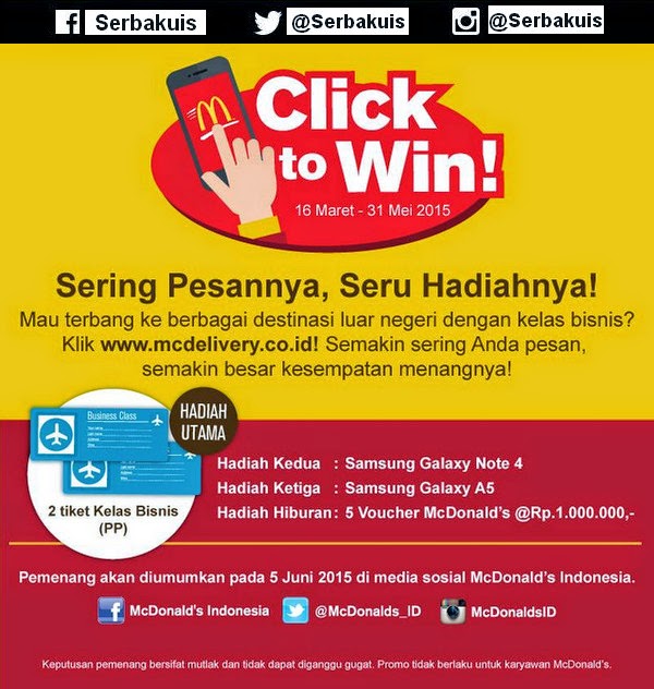 Promo McDonald's Berhadiah SAMSUNG Galaxy Note 4 Promo McDonald's Berhadiah SAMSUNG Galaxy Note 4