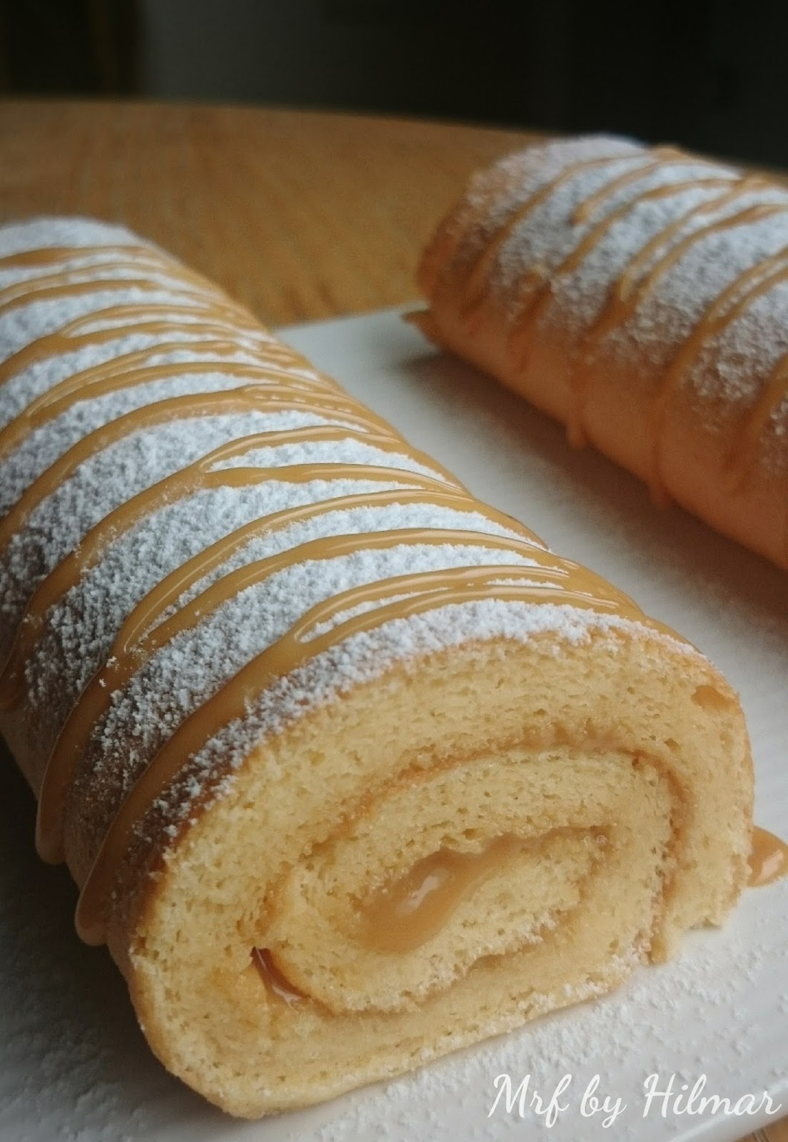 Brazo de gitano con dulce de leche - Mis recetas favoritas by Hilmar