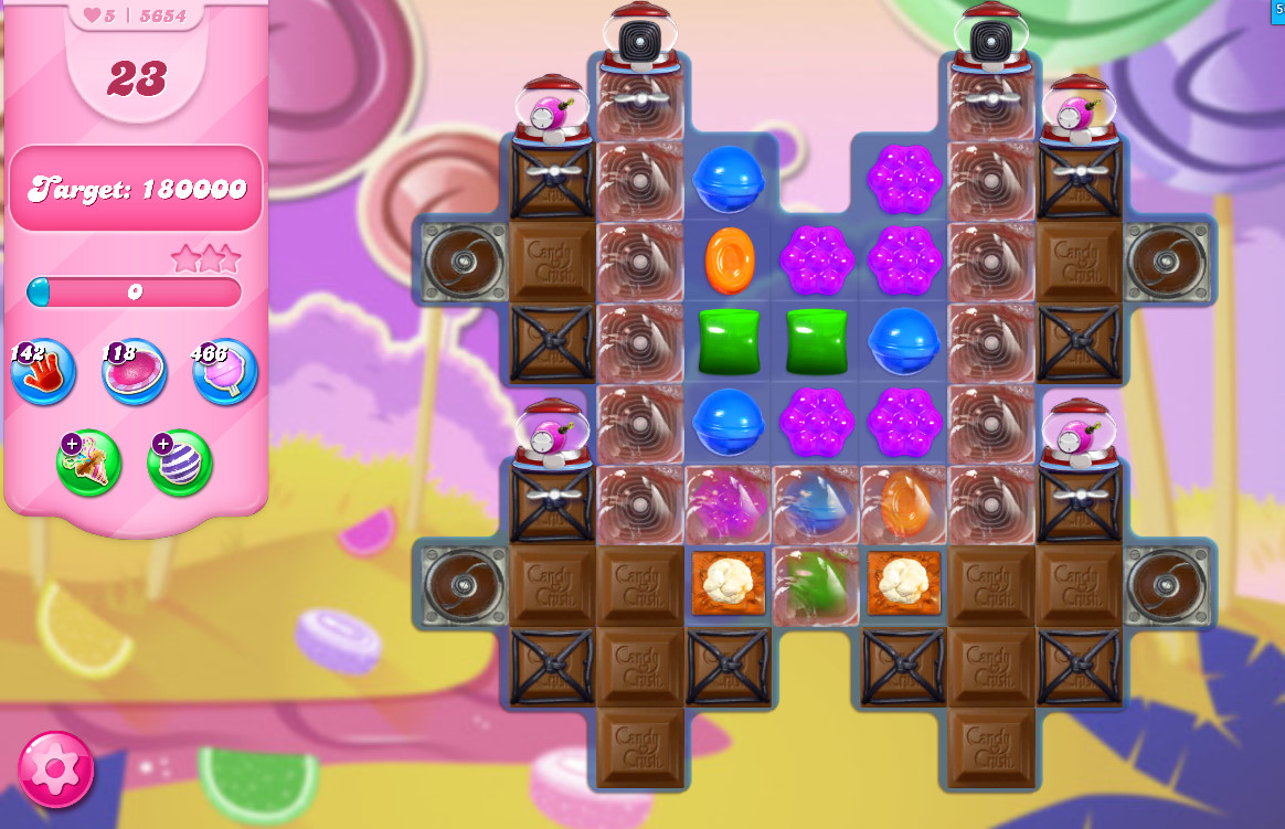 Candy Crush Saga level 5654