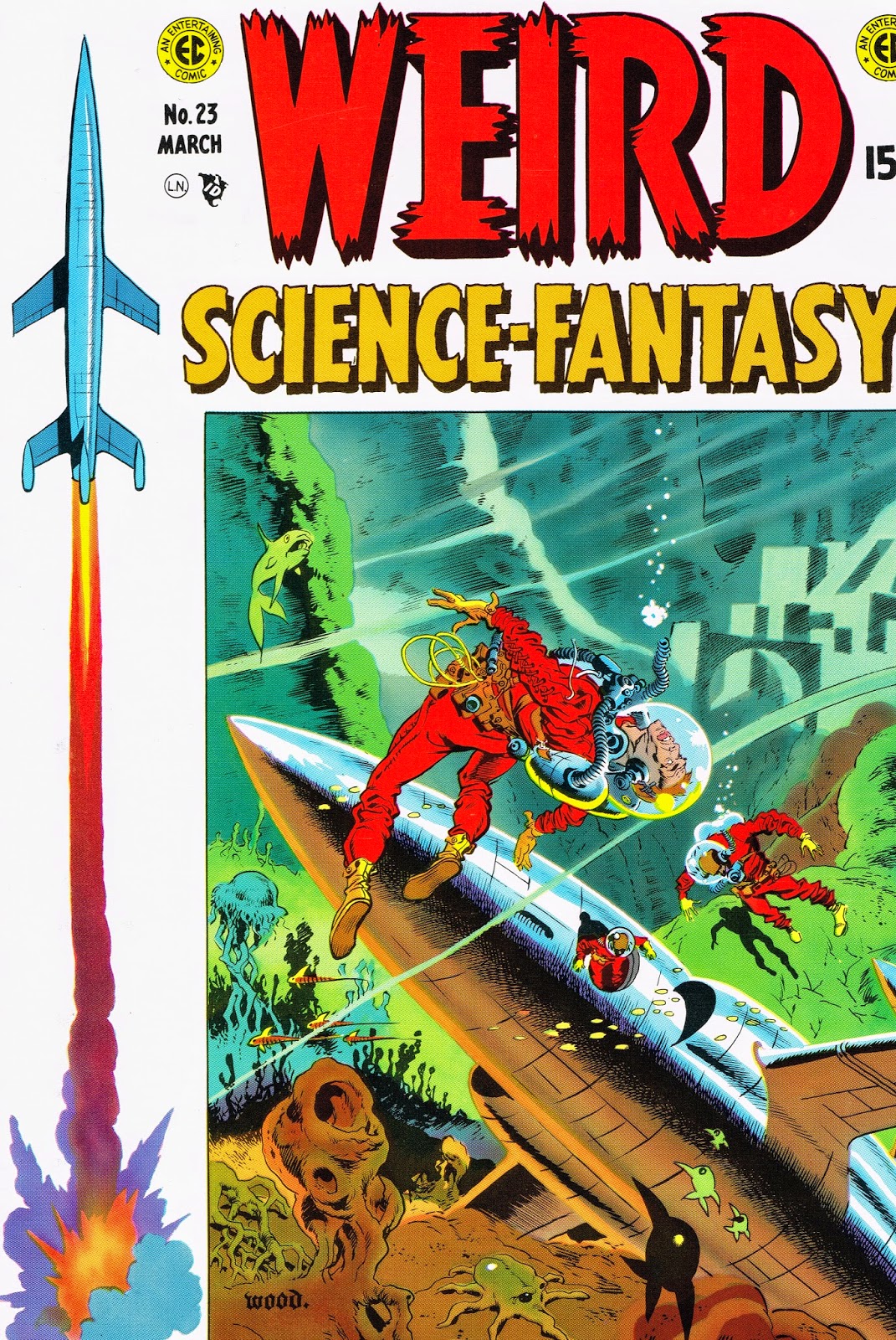 Cap'n's Comics Weird ScienceFantasy 23 Cover by Wally Wood