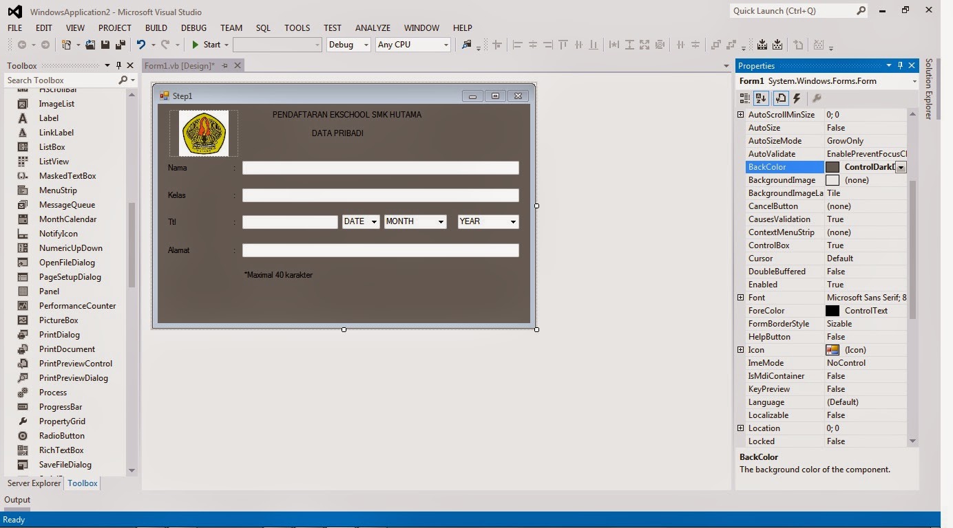Forms project. Forms project