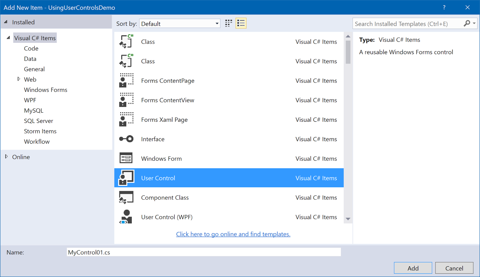 Relax, it is only ONES and ZEROS ! Windows Form Using user controls