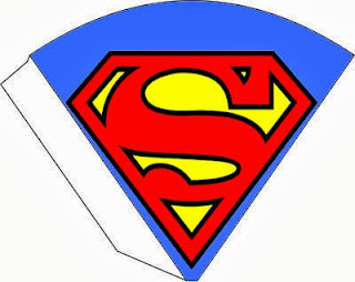 Símbolo de Superman: Mini Kit para Imprimir Gratis. Para conos = cucuruchos.