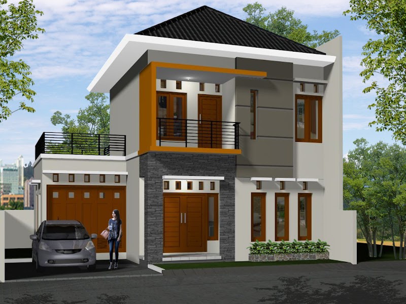 20+ Info Spesial Model Rumah Lantai 2 Terbaru