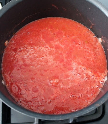 Tomato sauce showdown: Victorio strainer vs. immersion blender