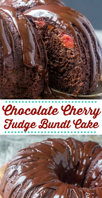 This fun chocolate and cherry filled bundt cake comes together in a snap and is so much fun to serve and eat. It was one of the recipes that my mom had loaded and ready in the recipe box she gave me and it is a family favorite! This fun chocolate and cherry filled bundt cake comes together in a snap and is so much fun to serve and eat. It was one of the recipes that my mom had loaded and ready in the recipe box she gave me and it is a family favorite!