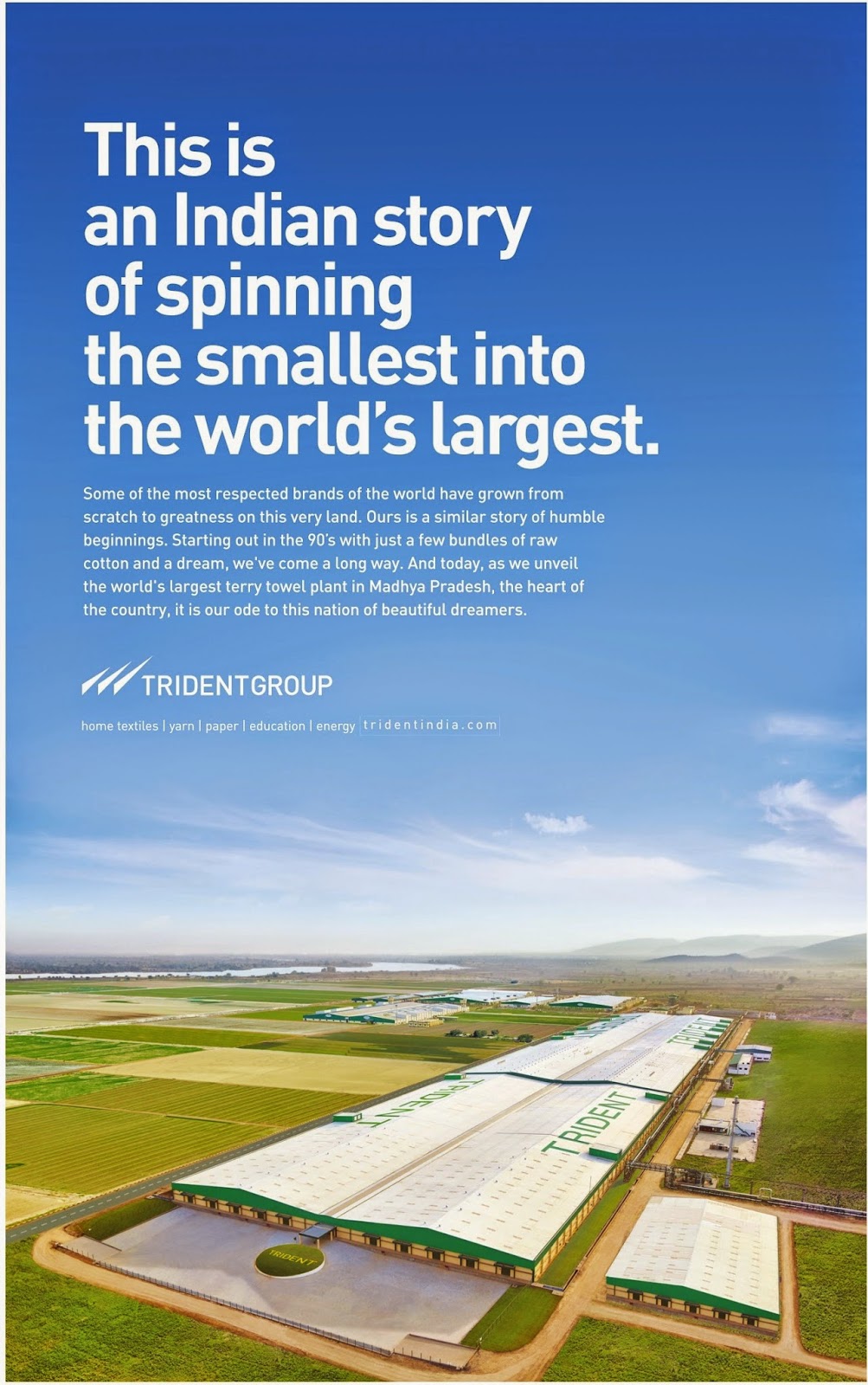 Twenty22India on the move Of the World's largest Terry Towel Plant....