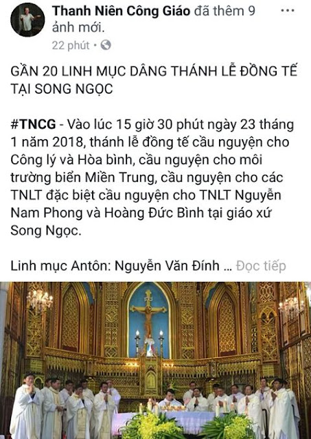 thánh lễ đồng tế tại giáo xứ song ngọc thanh le dong te tai giao xu song ngoc