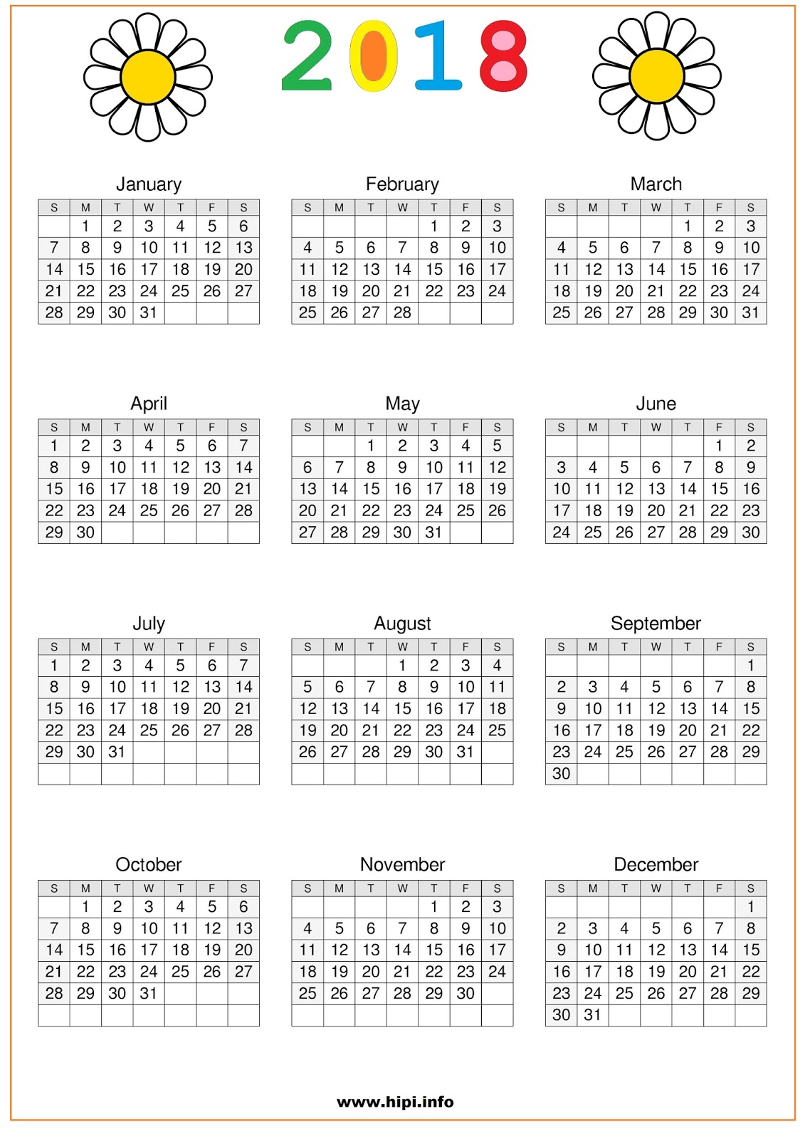 Calendars Printable / Twitter Headers / Facebook Covers / Wallpapers