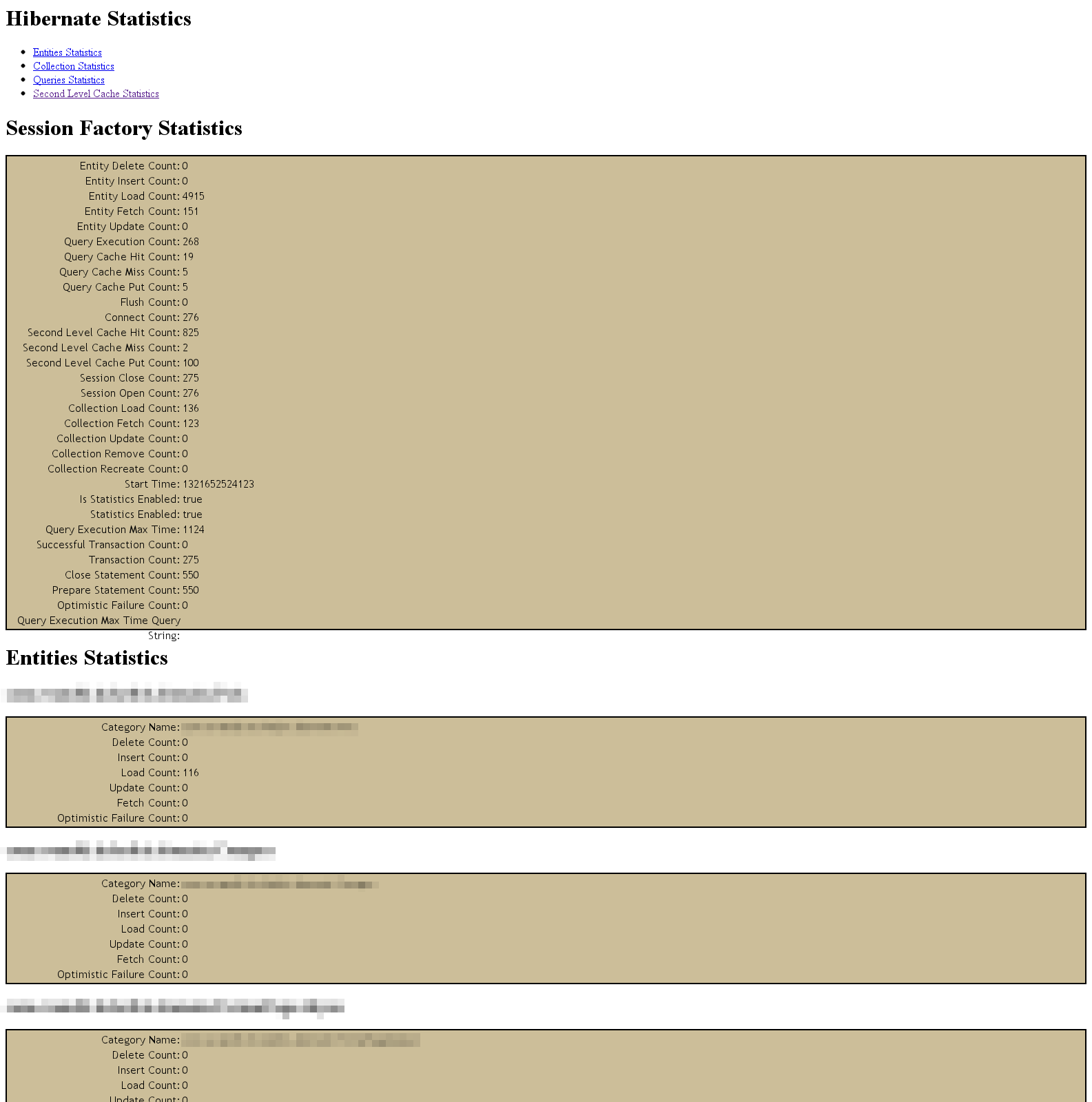 Páginas PageCatalog, ServiceStatus e HibernateStatistics de Tapestry El blog de pico.dev