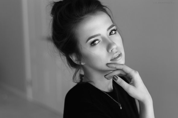 Anastasia Lis 500px fotografia arte mulheres modelos russas fashion beleza preto e branco