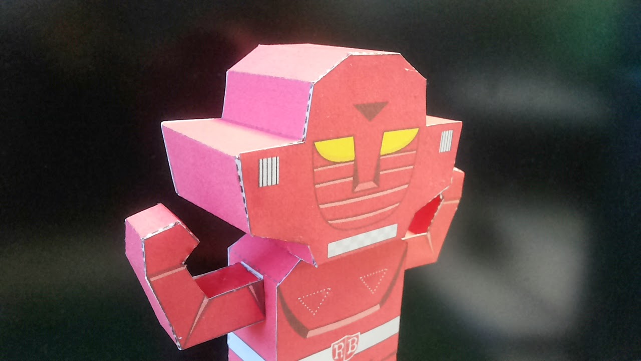 Super Robot Red Baron Papercraft