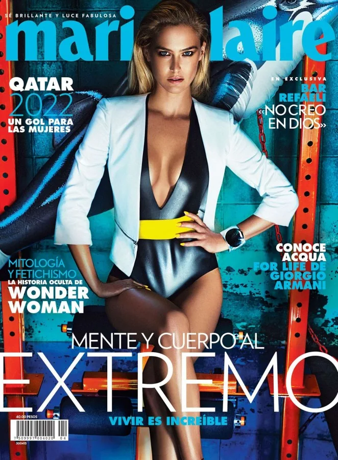Bar Refaeli covers Marie Claire Mexico April 2015