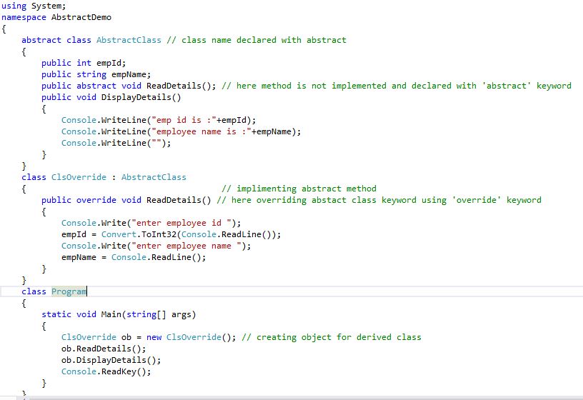 C#.NET Course Programs with Examples for Beginners : C#.NET ...
