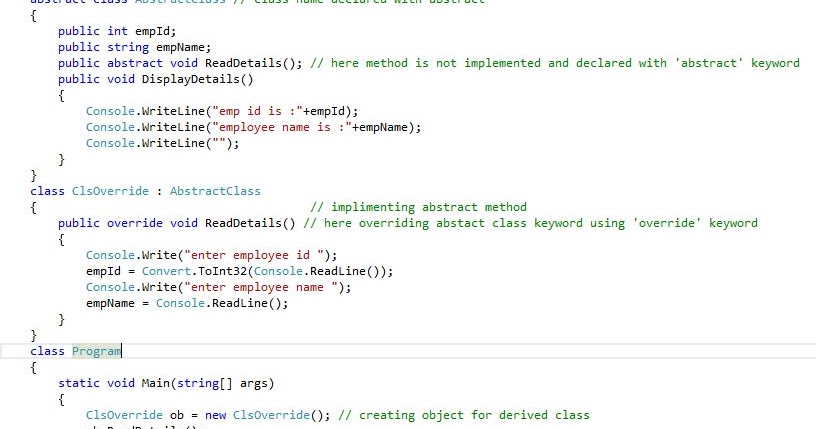 C#.NET Course Programs with Examples for Beginners : C#.NET ...