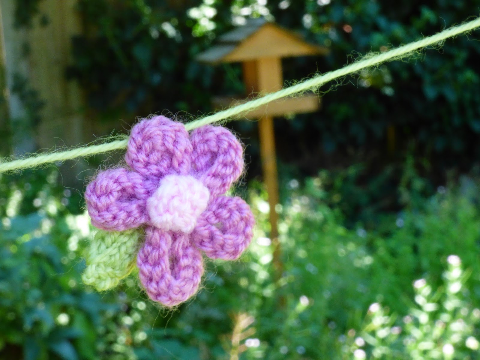 Katie Sarah Hand Knitted Flower Garland