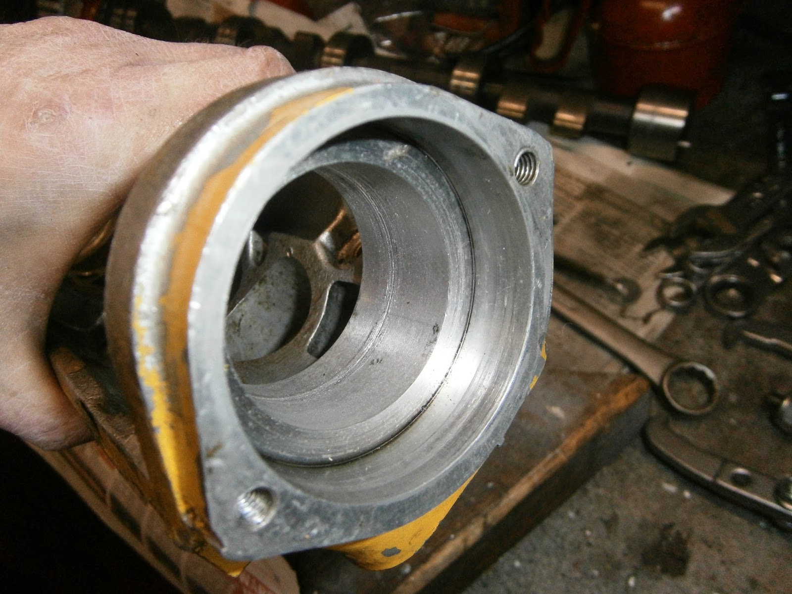 Lotus Excel Restoration Camshafts and camcarriers