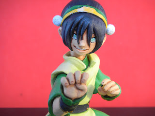 orme magiche toph dominatore terra last airbender manga action figures personalizzate cartoni pupazzi