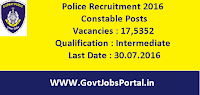 Police Recruitment 2016