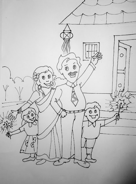 Diwali Pictures For Drawing Diwali Pictures For Drawing