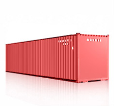 40' high cube container, 40HC container, container